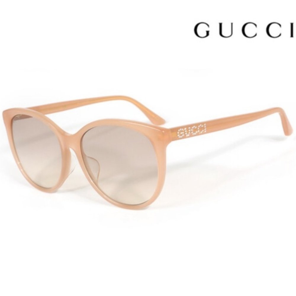 Gucci Logo Swarovski Crystal Sunglasses